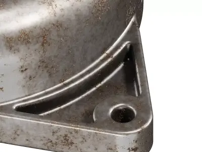 Rusty Alternator Housing 3D model