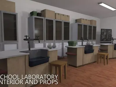 Wooden Dummy Low-poly 3D model