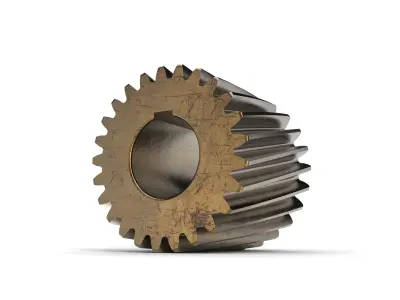 Helical gear 3D model