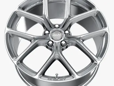 Carroll Shelby Wheel Company CS3 WheelChrome Powder Mustang 3D model