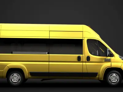 Ram Promaster Window Van 3500 H3 159WB 2020 3D model