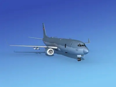 Boeing P-8 Poseidon Denmark 3D model