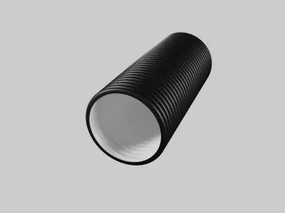 Corrugated drainage pipes KORSYS 3D model