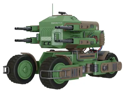 UGV Concept-2-Green 3D model