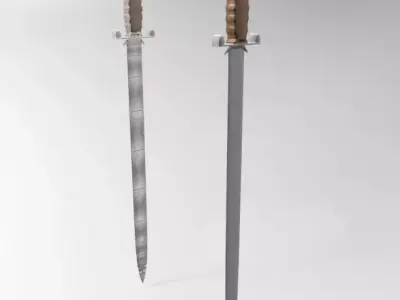 Sword 01 3D model