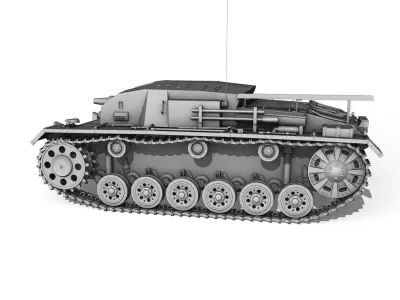 StuG III - Ausfuerung A 3D model