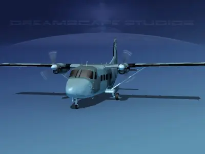 Harbin Y-12 II Military 1 3D model