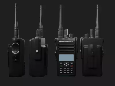 MOTOROLA DP4801E RADIO 3D model