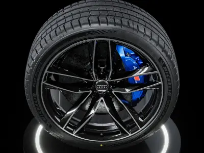 Michelin Pilot Sport 5 255 40 ZR18 99Y 3D model