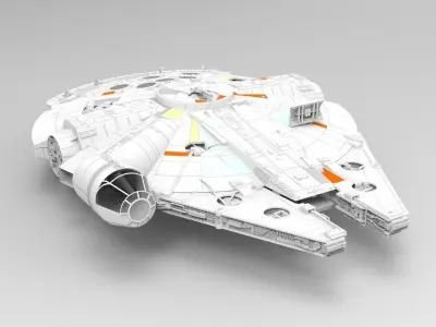 Millennium Falcon 3D model