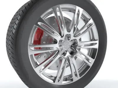 Audi A8 Wheel 3D model