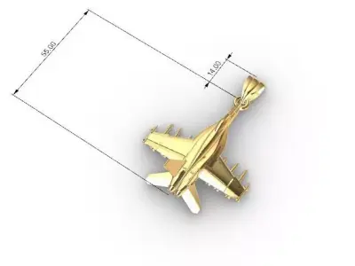 Boeing FA - 18 Super Hornet 3D print model