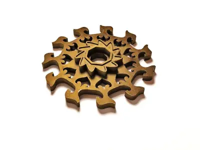 Steampunk Gear Pack Low-poly 3D model