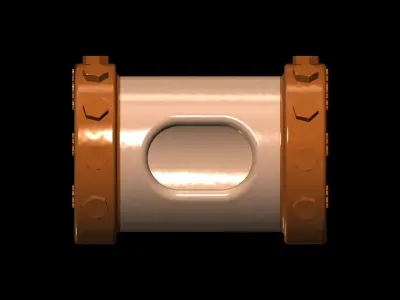 Aquarium-ornaments box Free 3D print model