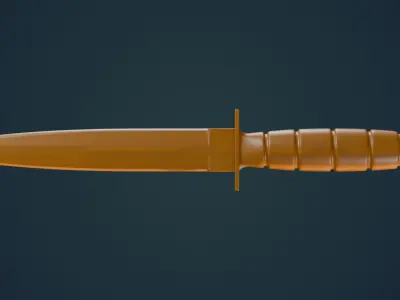Simple Army Knife - 3D print model