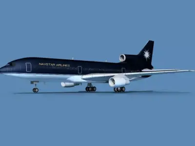 Lockheed L-1011-50 Navstar Airlines 3D model