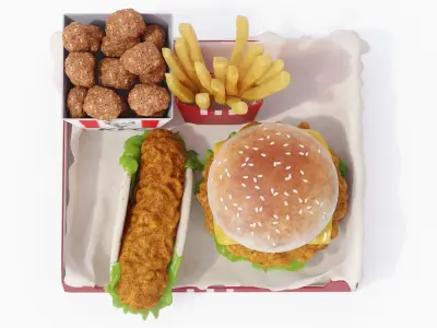 KFS Chicken Meal 3D model