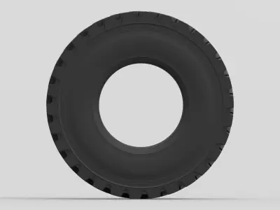 TRUCK TIRE Free low-poly 3D model
