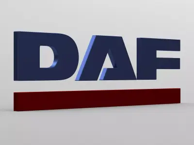 daf logo 3D model