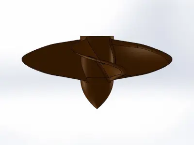 Yacht Propeller 3D model