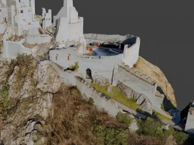 Medieval Beckov castle ruins Free 3D model