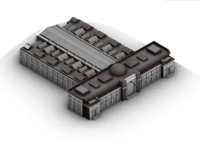 Egyptian Museum 3D Model 3D model