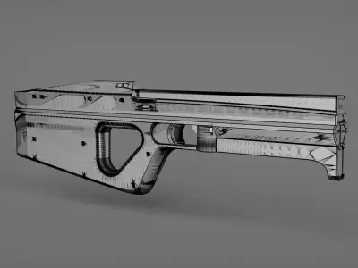 Destiny Rifle 3D model