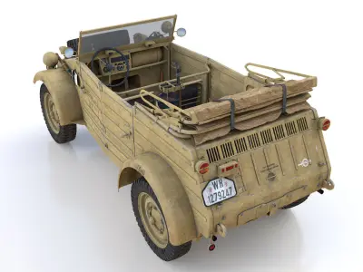 VW - Typ 82 - Kuebelwagen - XIV Panzerkorps 3D model