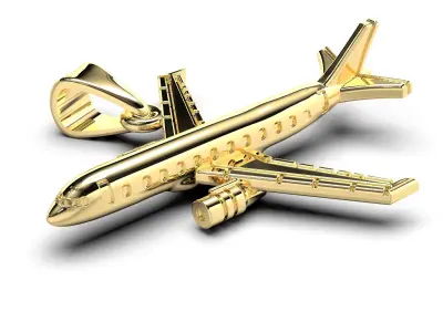 Airplane airbus pendant 3D print model