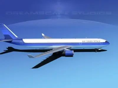 Airbus A330-300 Southern Wings 3D model
