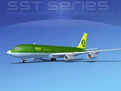 Boeing 707-320 SS TMA Lebanon 3D model