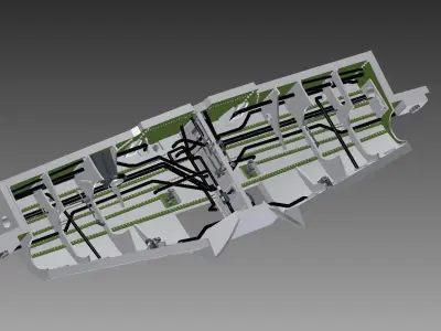 P-51 B-D  details models 1-72 Wheel bay 3D print model