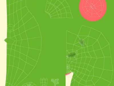 Dragon dinosaur wearing crown 3D model