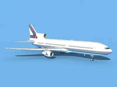 Lockheed L-1011 TriStar Corporate 5 3D model