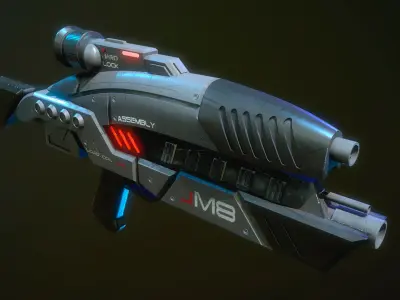 M-8 Avenger MassEffect 3D model