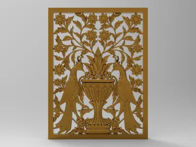 Decorative lattice 3D model