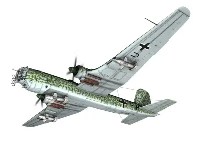 Heinkel He-177 - Greif - F8FH 3D model