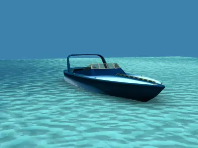 Phazer 38 Cigarette Boat V07 3D model