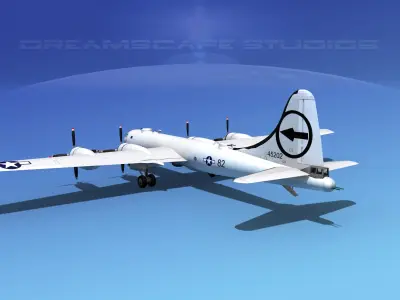Boeing B-29 Superfortress Enola Gay 3D model