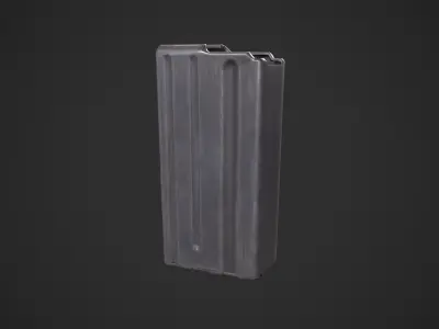 M14 20 Rounds Magazine Low-poly 3D model