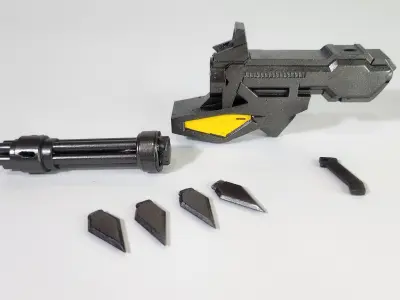 Amazing Kampfer Machine Gun kit 3D print model