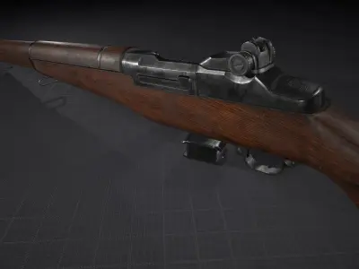 PBR - M1 Garand Low-poly 3D model