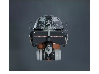 Cyberpunk VR headset  3D model