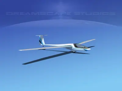 DG-400 15-Metre Motorglider V03 3D model