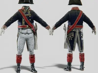Napoleon Empire Bundle Pack 3D model