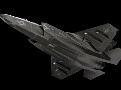 Lockheed Martin F-35 Lightning Low-poly 3D model