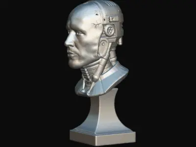 ROBOCOP HELMETLESS INSPIRITED BUST 3D print model