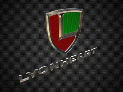 lyonheart logo 3D model