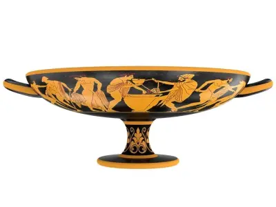 Kylix - Ancient Greek Pottery 3D model