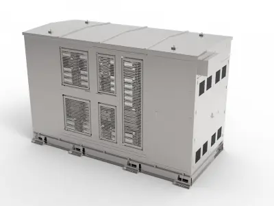 KIOSK Hydrau PackPower Generation High Power Rectifier 3D model